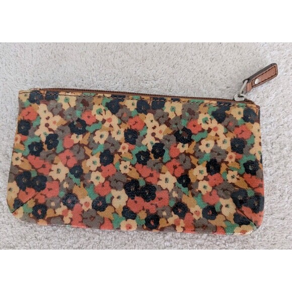 Lot of 3 Fossil Key Per Clutch Travel Pouches Pouch Wallet Zip Floral - Picture 13 of 16